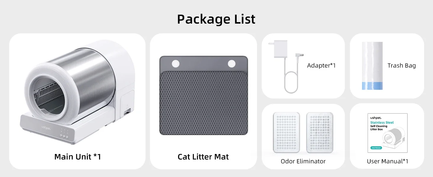 self-cleaning cat litter box