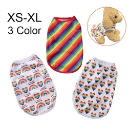 Ropa de verano para perros y gatos: camiseta ligera y transpirable
