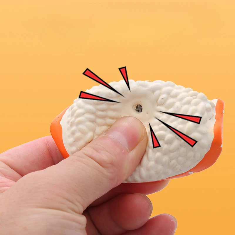 Un objeto blanco y naranja