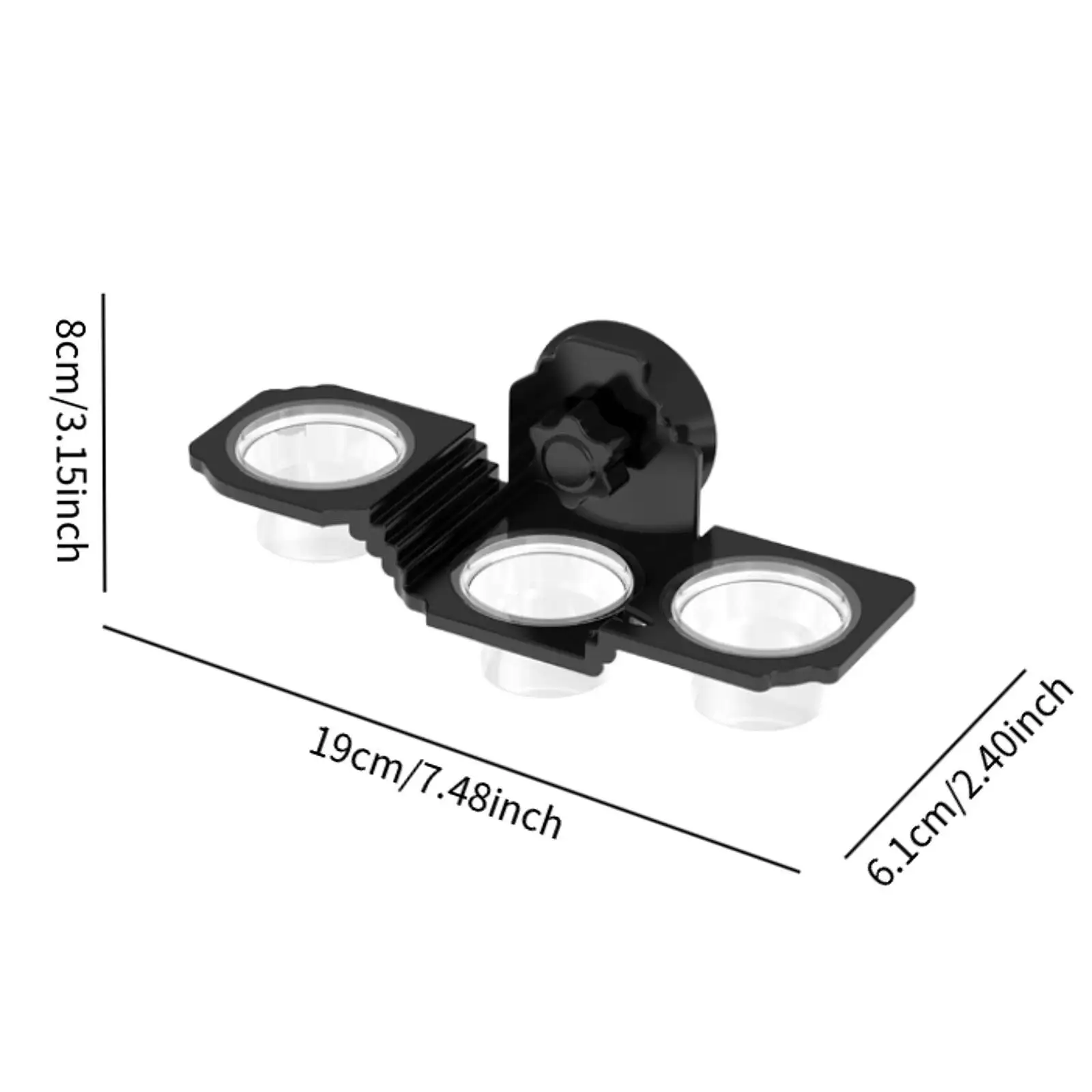 Reptile Feeder with Suction Cup Feeding Container for Bearded Dragon Gecko