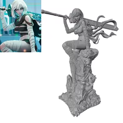 Figura de anime GK 1/24 sin montar ni pintar - miniatura impresa 3D