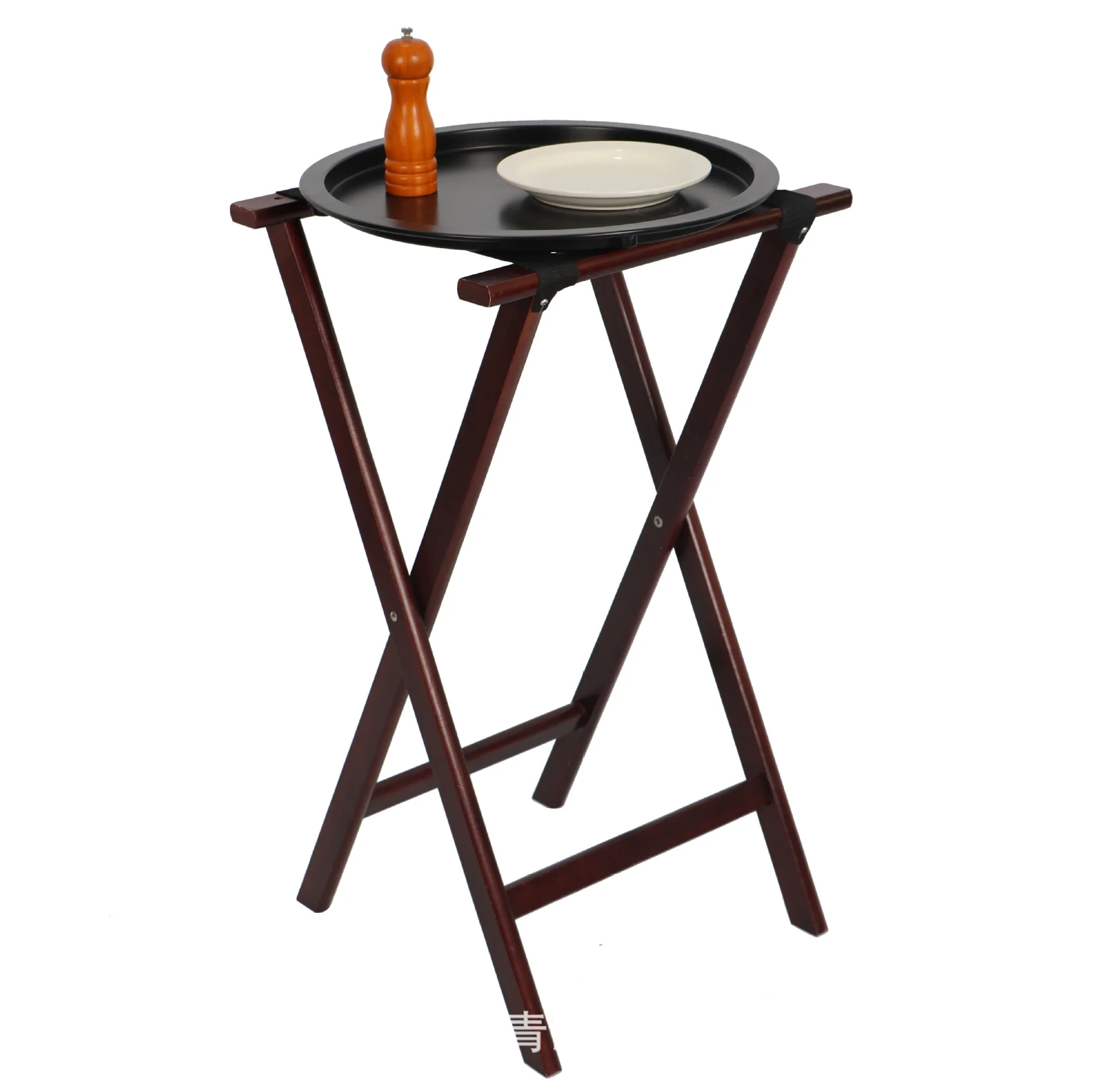 Soporte plegable de madera para maletas y organizador para gatos y perros - imagen 3