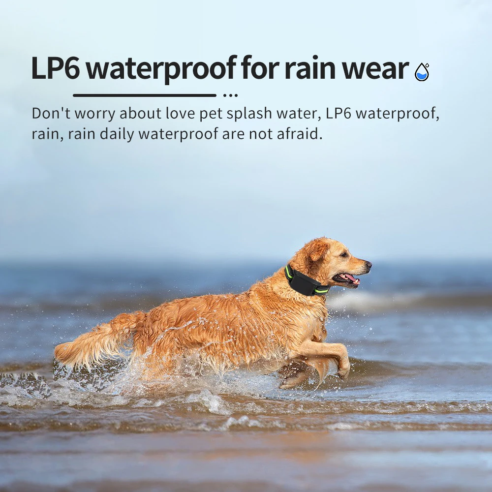 Dispositivo automático de parada de ladridos para perros, Collar eléctrico de entrenamiento para mascotas, valla ultrasónica ajustable, vibración de choque, entrenador para perros - imagen 5