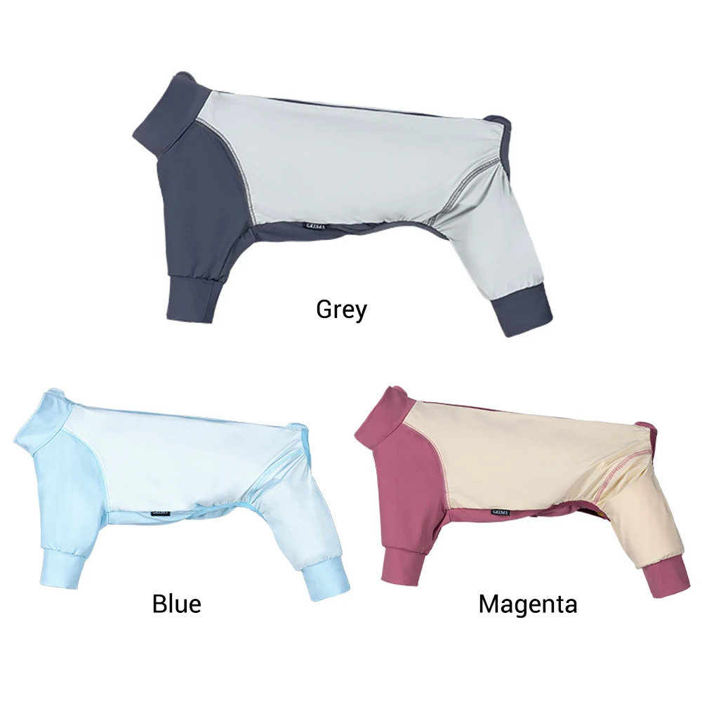 Chaleco refrescante de verano para perros, camisa UPF50 +, mono con protección solar para perros, ropa para perros a prueba de suciedad de secado rápido, conjunto suave de verano para exteriores - imagen 5