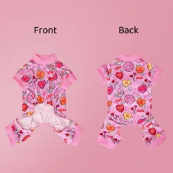 Mono pijama transpirable para perros y gatos – Ropa suave y cómoda