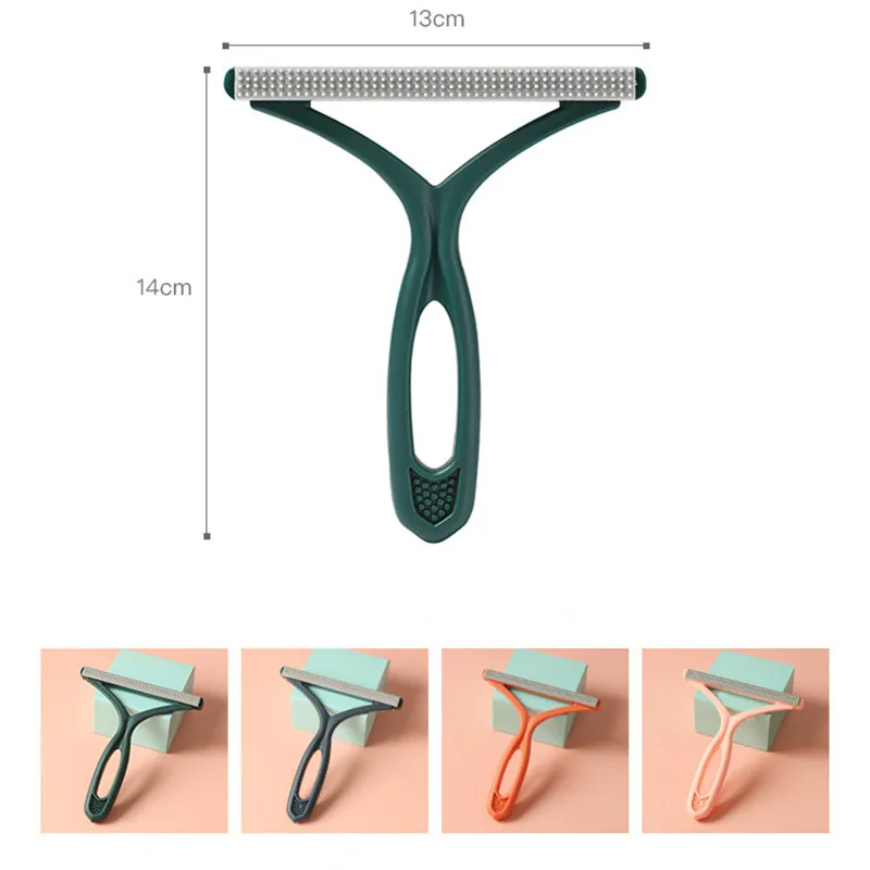 Cepillo removedor de pelo de mascotas, Herramientas de limpieza de peines para perros, recogedor de pelo de gato, alfombra, ropa, raspado, accesorios para mascotas - imagen 4