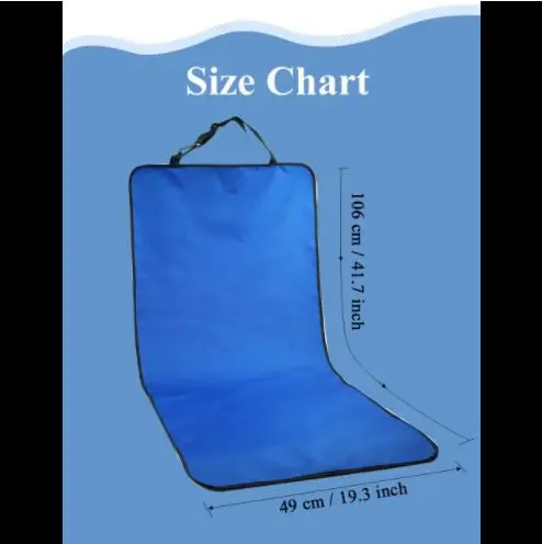 Cojín para mascotas para asiento de copiloto de vehículo, respaldo de coche contra la suciedad, Alfombra de viaje al aire libre, monolítico, gatos y perros - imagen 2