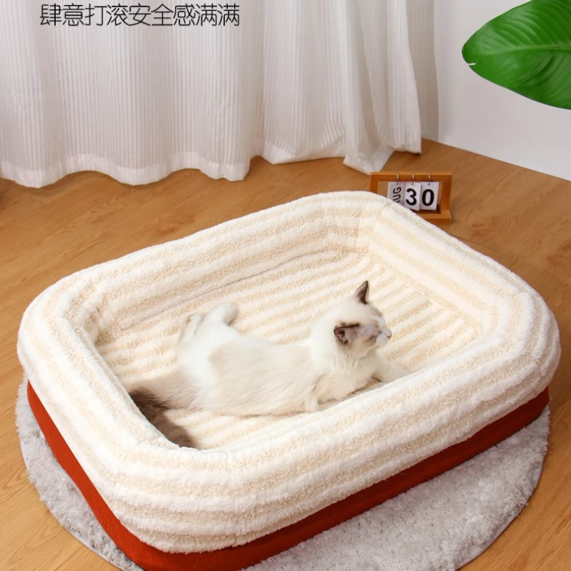 Cama extra grande lavable para perros y gatos – cómoda y cálida - imagen 4