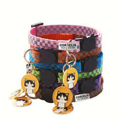 Collar para gatos personalizado con reflector e identificación