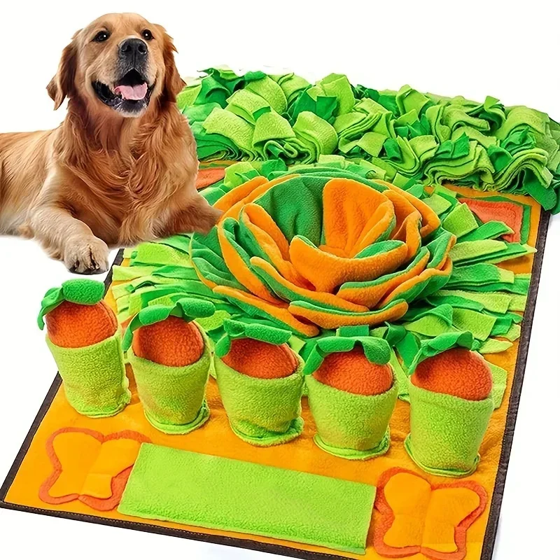Estera para perros y gatos, estera de alimentación para la nariz, rompecabezas interactivo para mascotas, juguetes que fomenta las habilidades naturales de forrajeo para entrenamiento