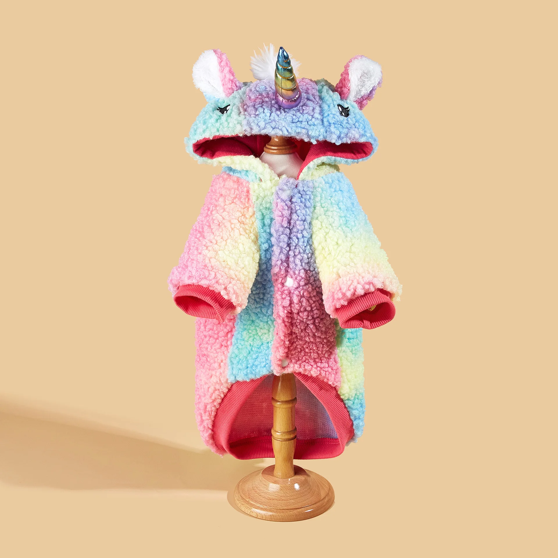 Ropa navideña para mascotas de otoño e invierno para perros y unicornios, gatos y perros transformados en ropa para mascotas - imagen 3