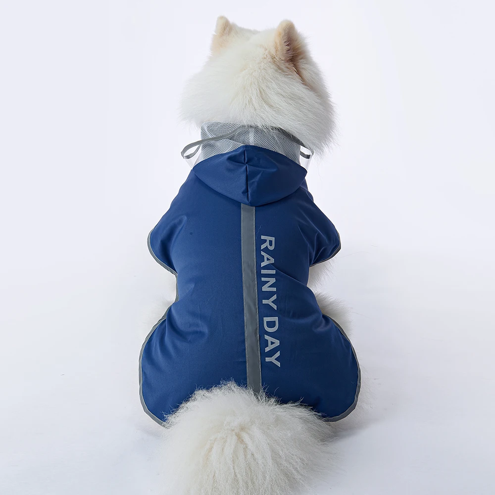 Chubasquero impermeable transpirable reflectante para perro grande - imagen 2