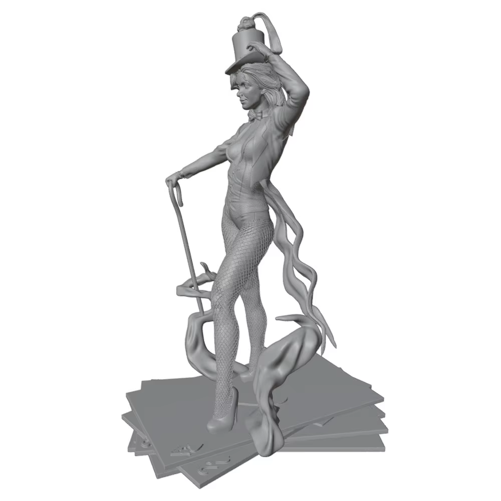 Kit de modelismo 1/24 – Figura de mago en resina sin montar ni pintar - imagen 3