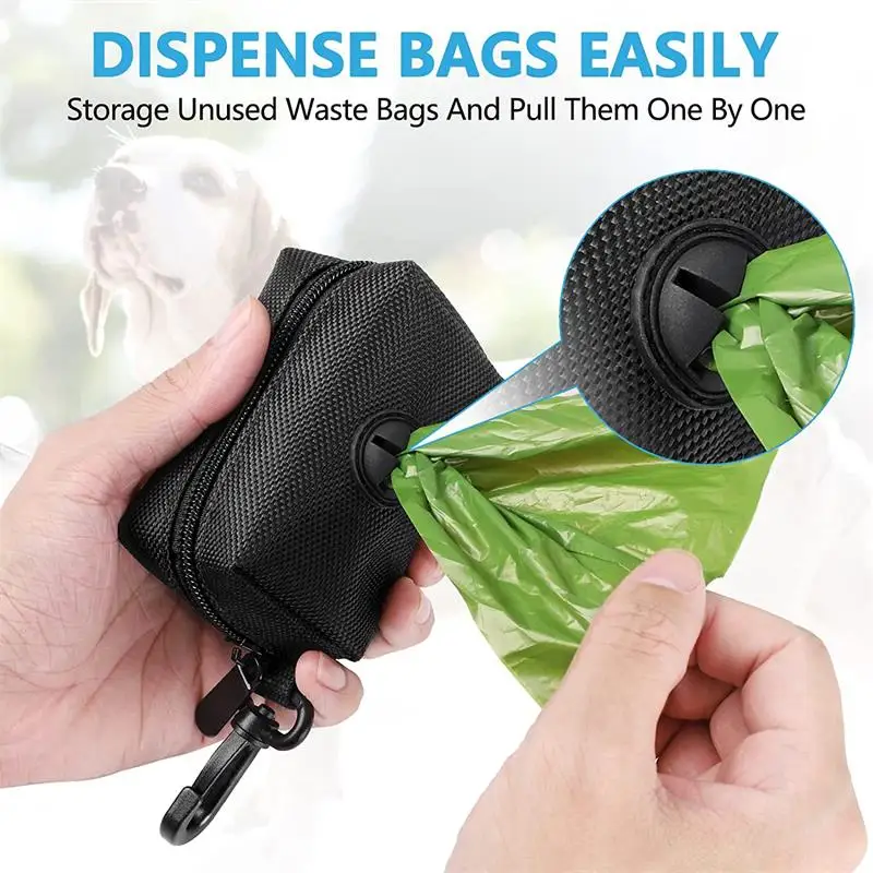Mini bolsa de basura ajustable para mascotas, dispensador de bolsas de residuos para perros, Herramientas de limpieza para mascotas - imagen 2