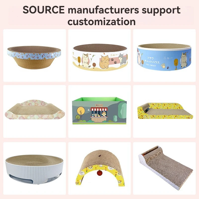 Rascador de cartón para gatos, tablero corrugado para afilar garra, resistente a los arañazos, juguete para gatos, sofá, cojín, cama - imagen 2