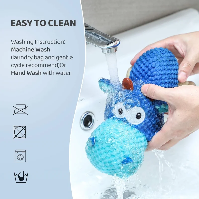 Juguete dental masticador de peluche chirriante para perros - imagen 5