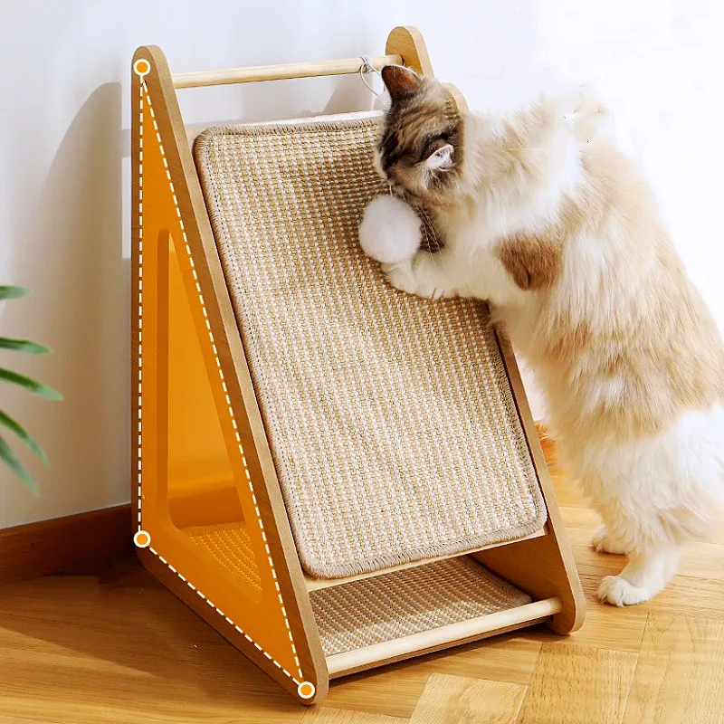 Rascador para gatos, marco de escalada para gatos, columna rascadora de Sisal para gatos, juguetes con garra, tablero rascador de madera, muebles protectores para sofá - imagen 2