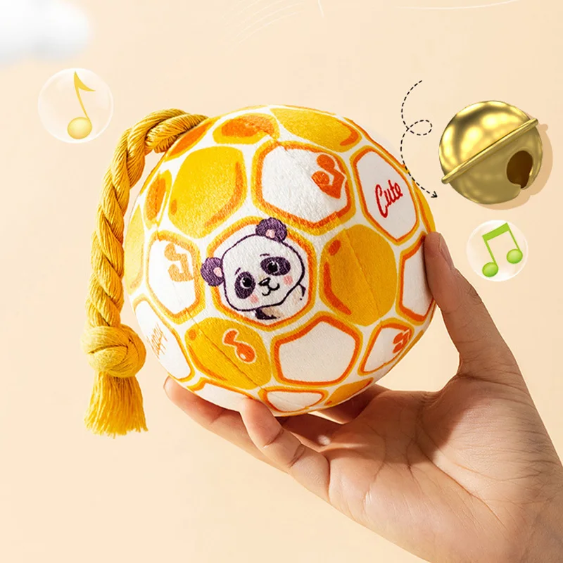 Juguete interactivo para perros resistente a mordeduras, juguetes para limpiar los dientes de mascotas, pelota para perros chirriantes, juguetes para masticar para cachorros, suministros para mascotas - imagen 2