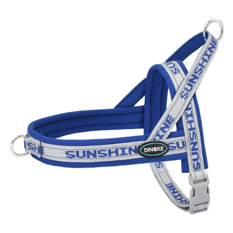 Arnés para perros estilo chaleco, tracción para caminar al aire libre, Material de poliéster, cómoda correa para el pecho para gatos, perros, suministros para mascotas