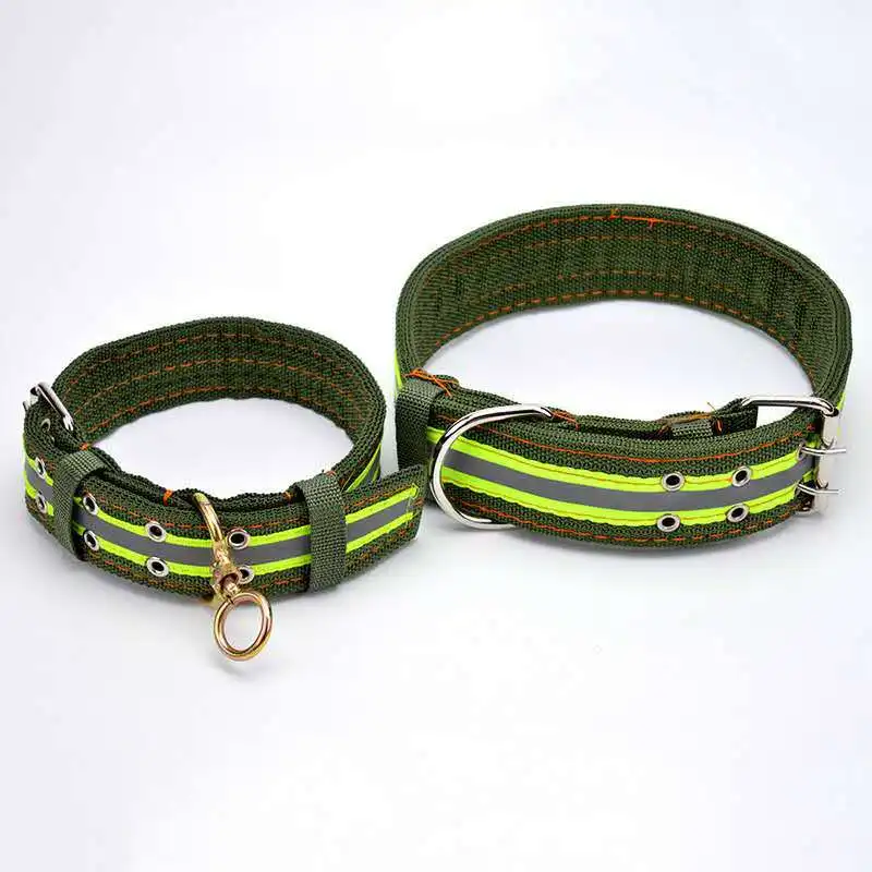 Collar grande para perro, doble aguja, ensanchamiento, multicapa, grueso, cubierta para el cuello del perro, Collar reflectante - imagen 2