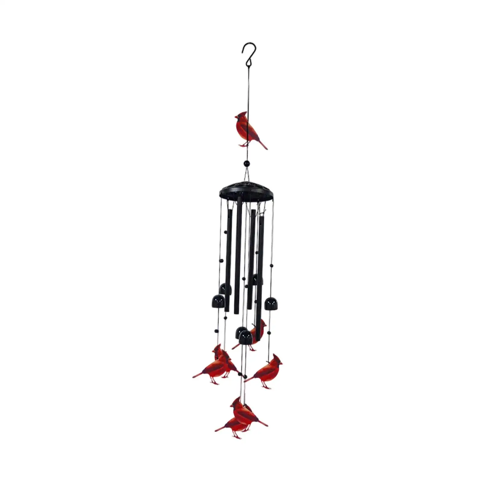 Carillón de viento cardinal, regalo de inauguración de la casa al aire libre, carillón de viento de simpatía, decoración colgante para patio, hogar, mamá, abuela, mujeres - imagen 3