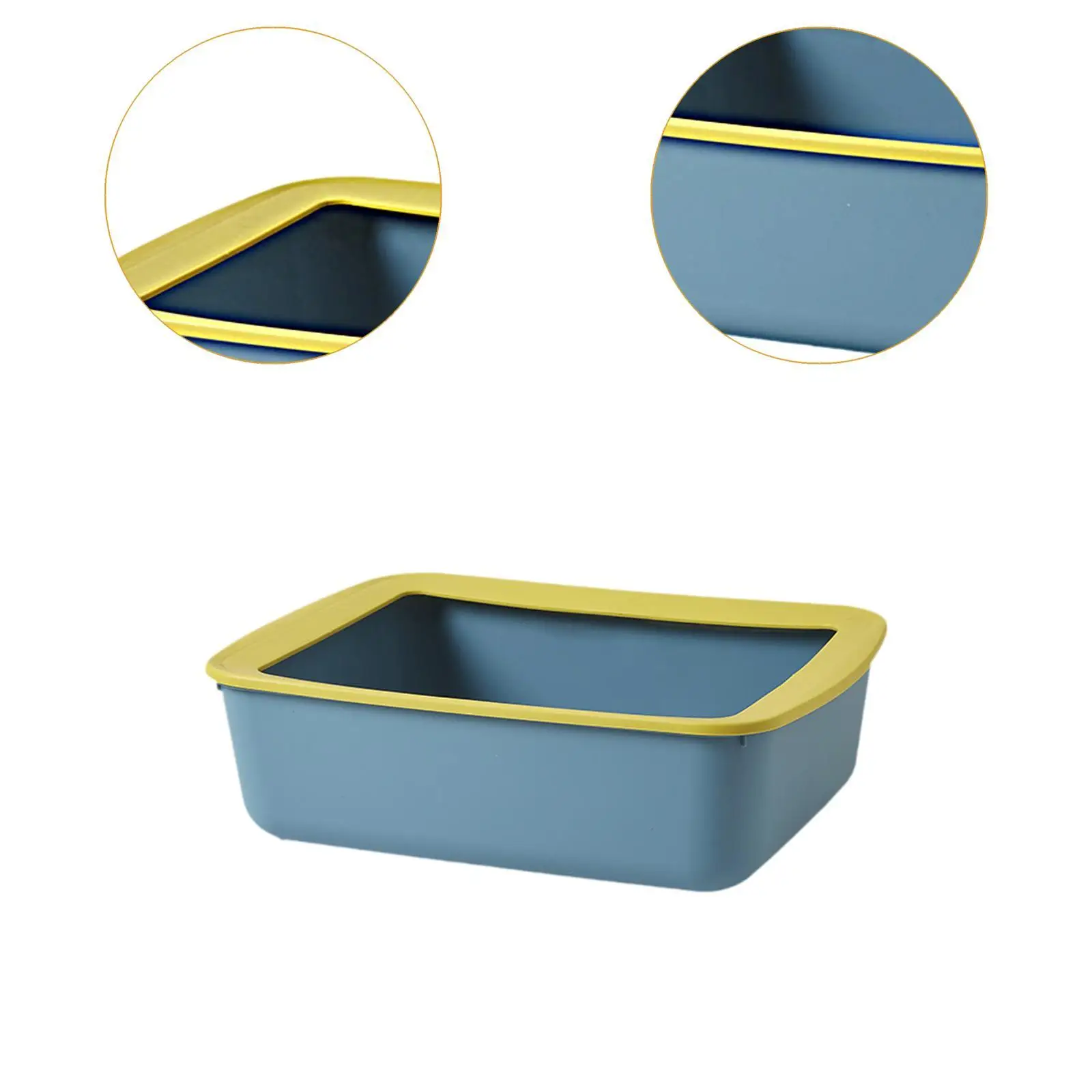 Lavabo de arena para gatos, colcha para gatos, caja de arena para gatos a prueba de salpicaduras para conejos y gatitos - imagen 5