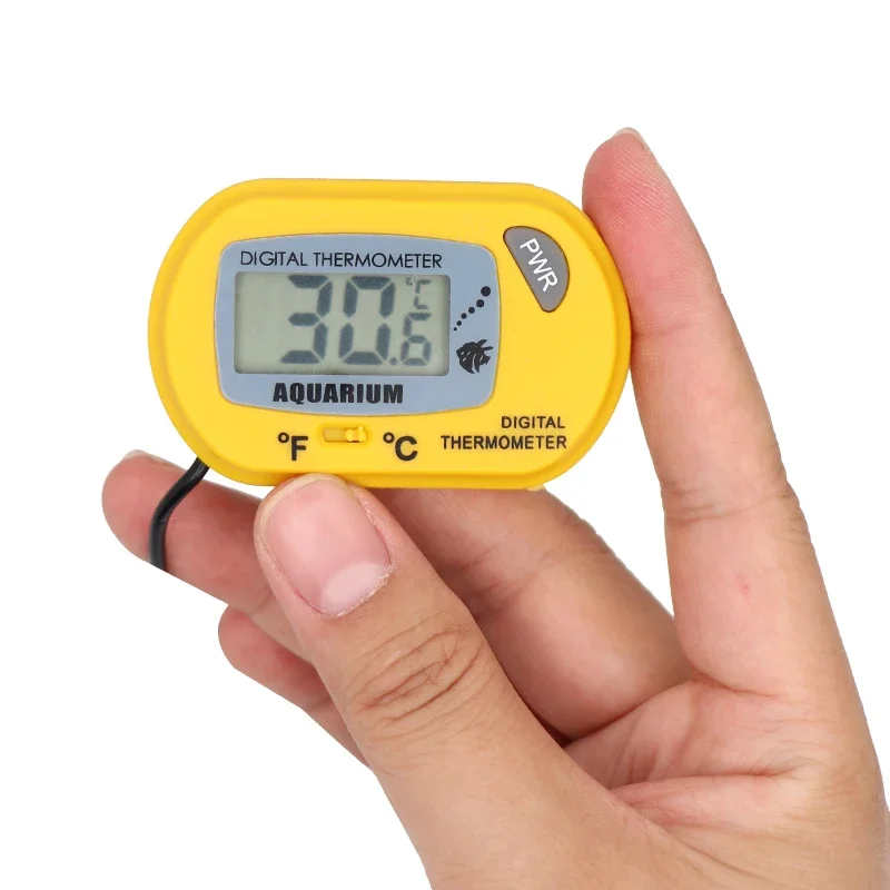Termómetro Digital LCD para acuario, medidor de temperatura del agua, Detector de temperatura para acuario, alarma de peces, suministros para mascotas, herramienta acuática - imagen 4