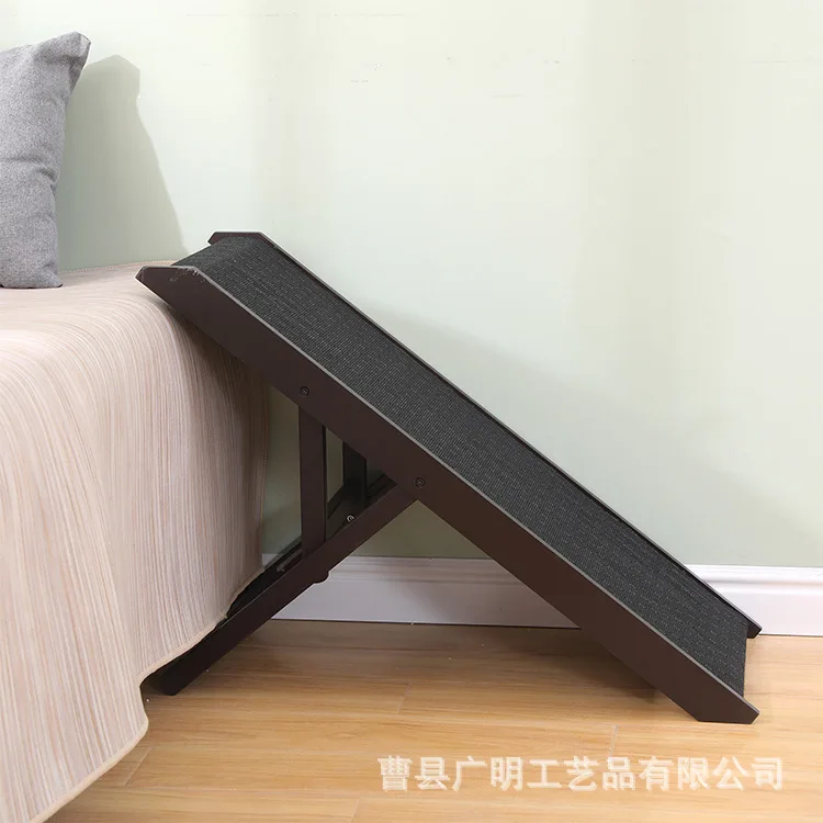 Escaleras para perros, escalones de cama plegables, perro pequeño, gato de peluche, mesita de noche de madera, escalera para el hogar, rampas de escalera para mascotas, productos para gatos - imagen 3