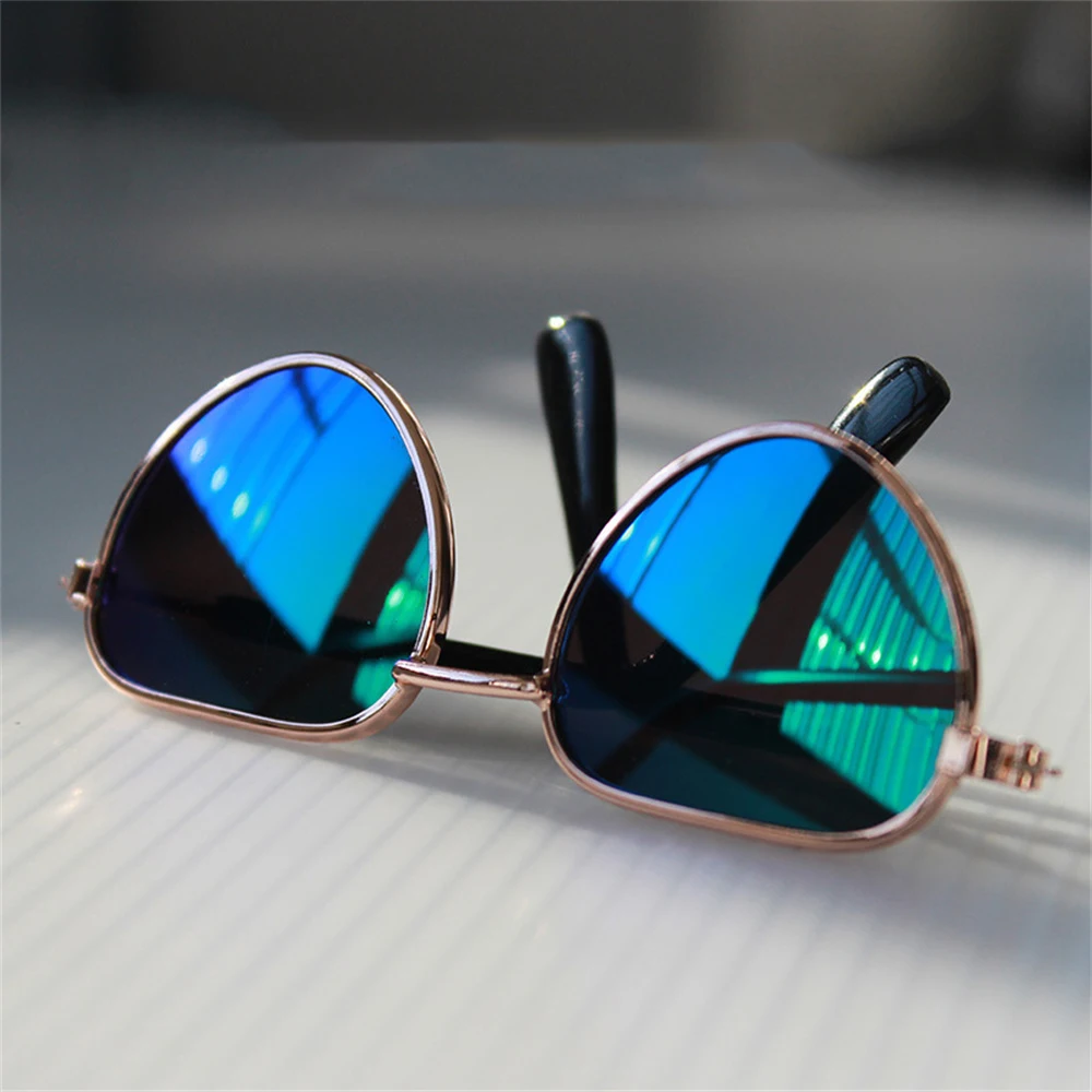 Sphynx-gafas de sol con reflejo de cristal para mascotas, accesorios bonitos para perros pequeños, Gotas, Katten, Kedi - imagen 4