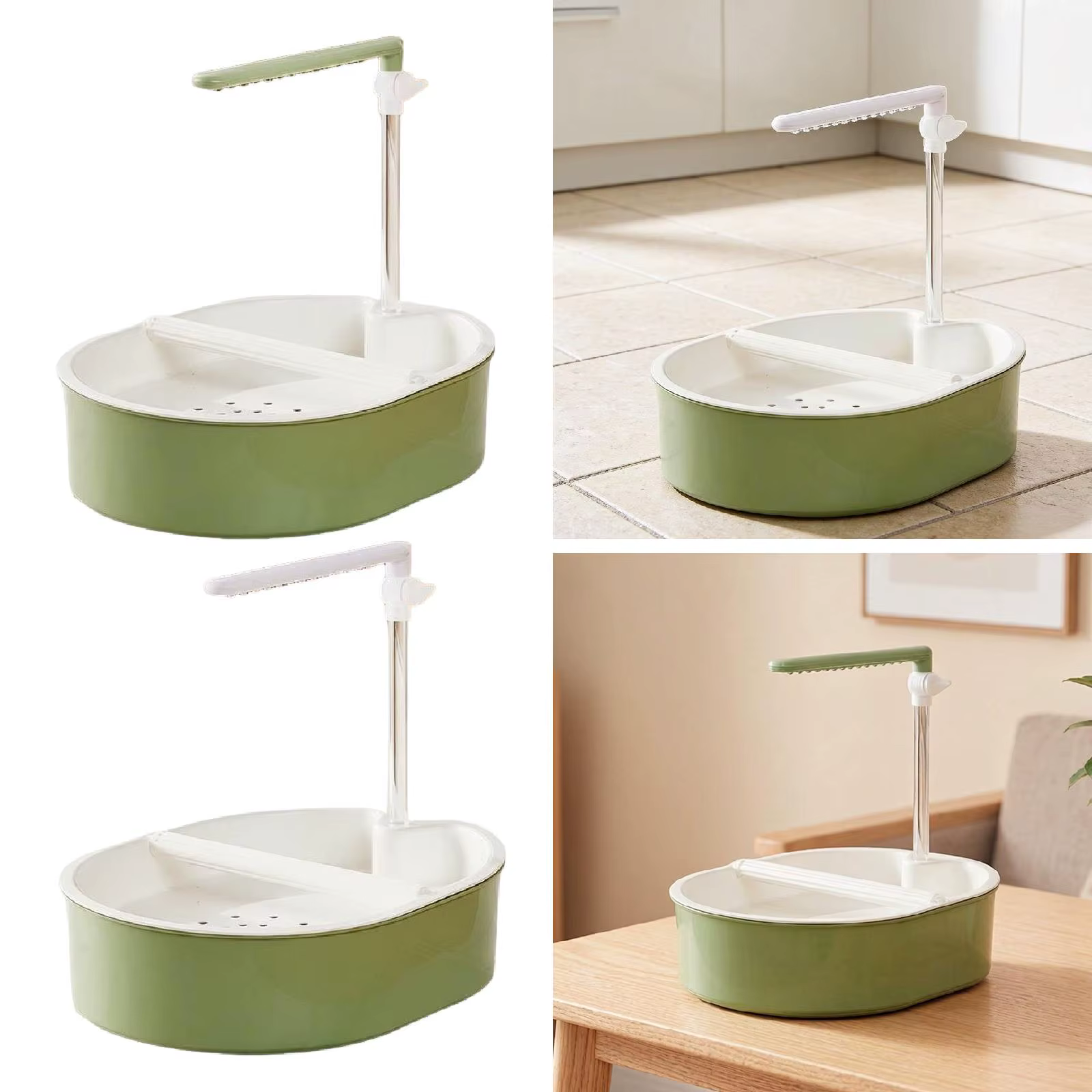 Bañera automática con agua circulante para loros – Piscina interior - imagen 5