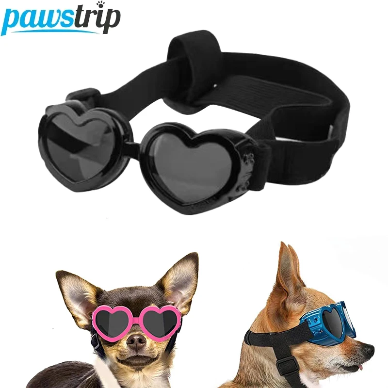 Gafas de sol corazón ajustables para perros pequeños y gatos – UV - imagen 5