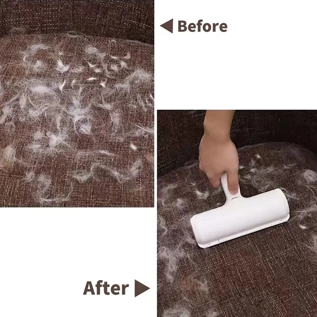 Rodillo quitapelos autolimpiante para muebles para perros y gatos - imagen 3