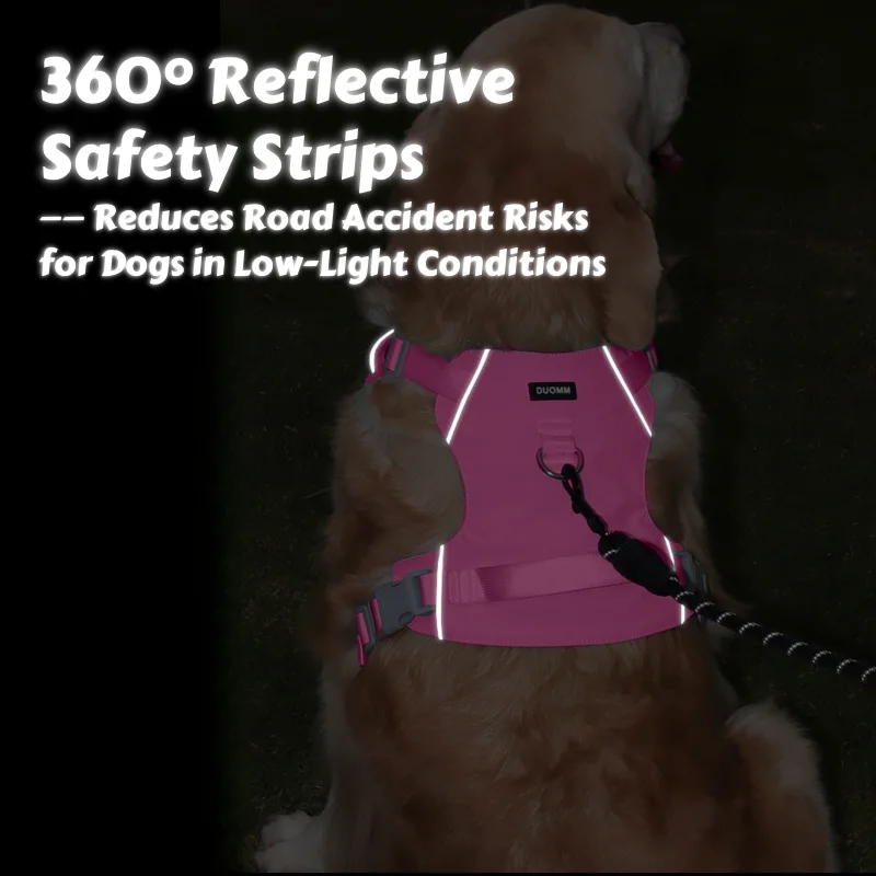 Arnés táctico transpirable para perros: chaleco ligero impermeable con forro antiderramamiento y ribete reflectante para aventuras al aire libre - imagen 3