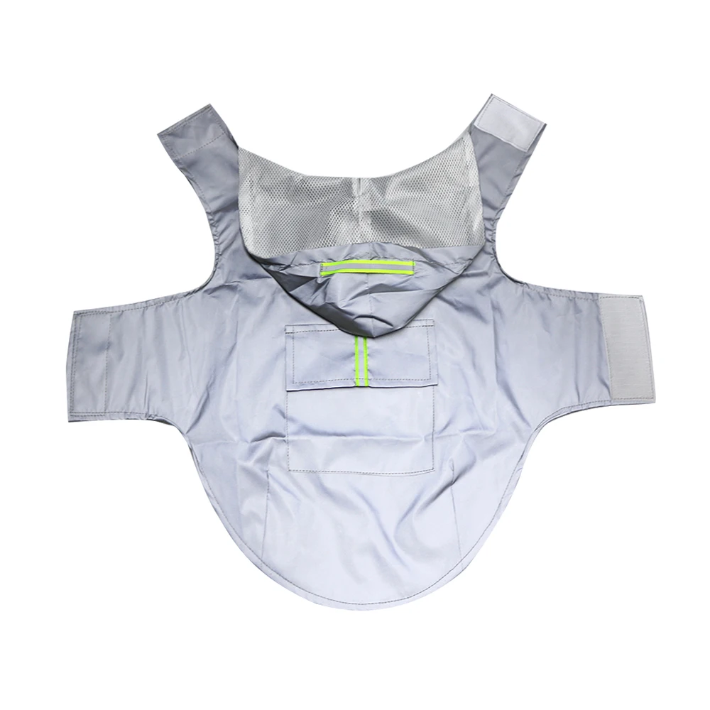 防水犬のレインコート,反射性,汚れに強い,大型のペット服,大型の犬用のフード付きスウェットシャツ,ゴールドの再利用可能なジャケット,XL-6XL - imagen 4