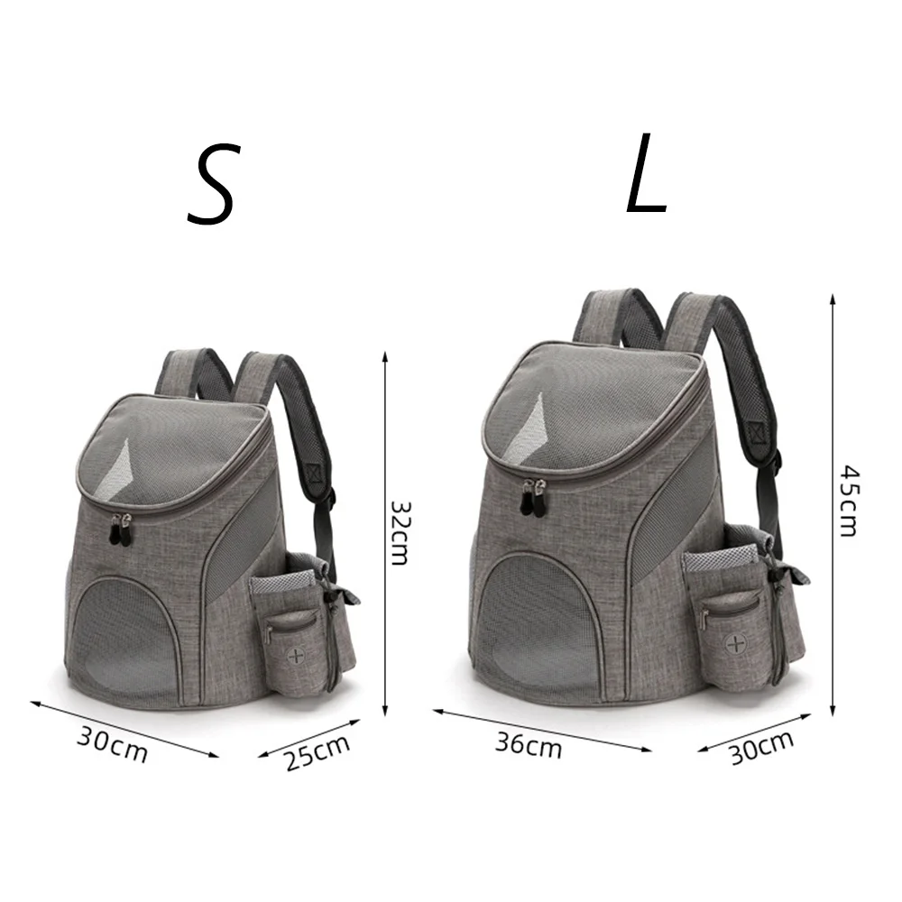 Mochila transpirable para gatos, cachorros y perros pequeños - imagen 2