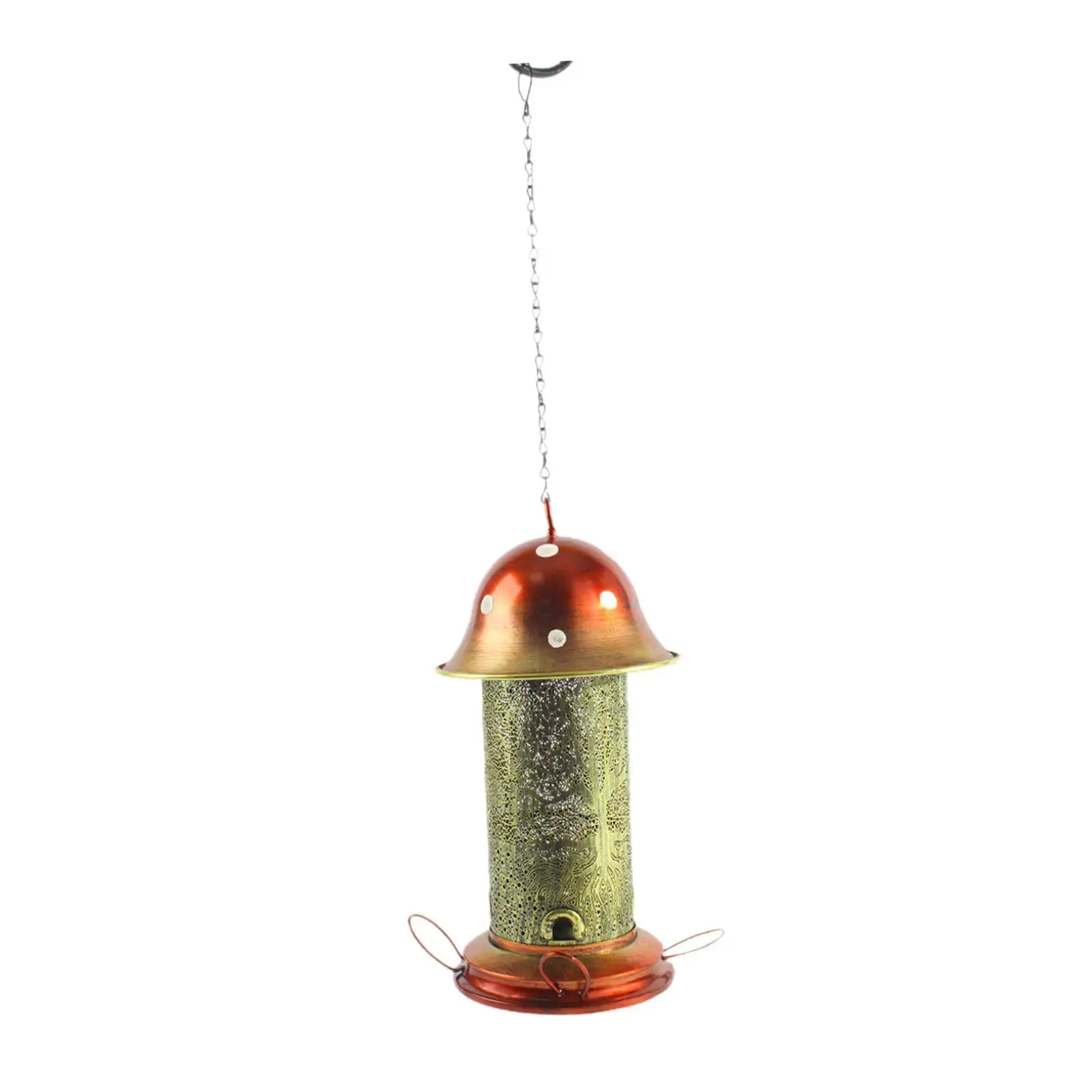 Hanging Bird Feeder Weather Resistant Garden Ornament for Outside Lawn Patio
