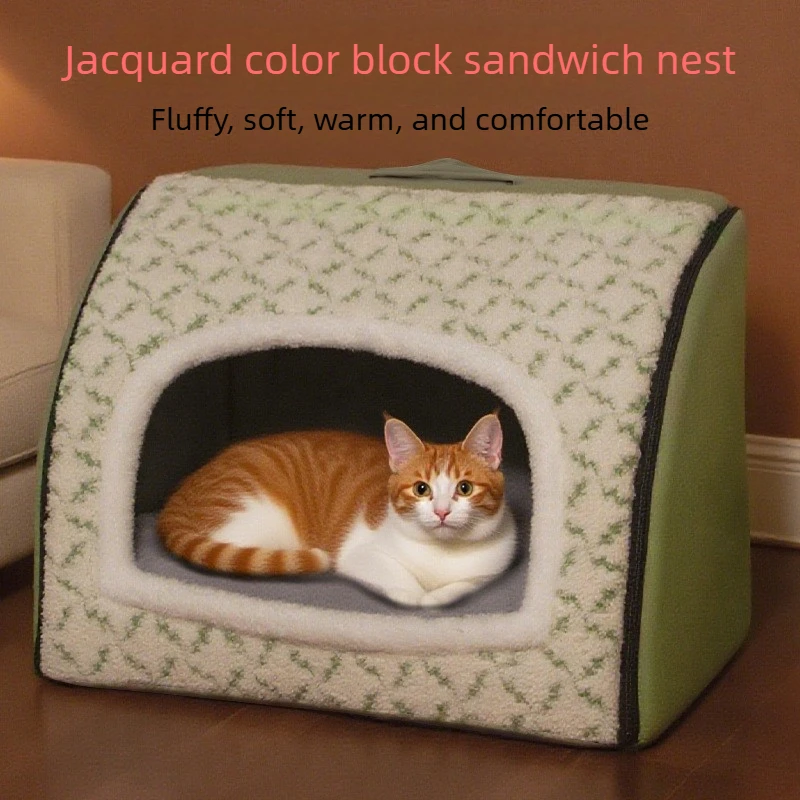 Casa para mascotas todo clima, cerrada y cómoda: gatos y perros - imagen 3