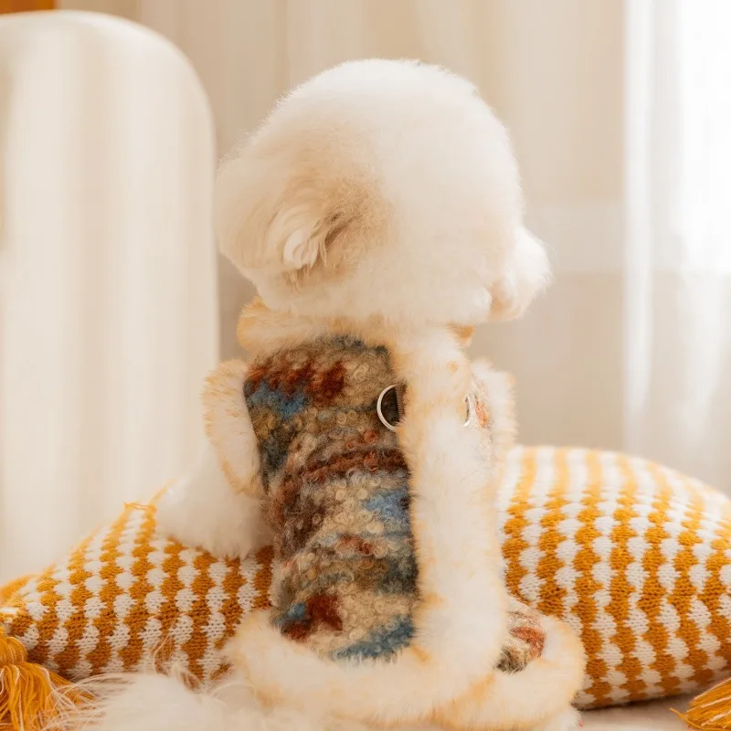 Ropa de terciopelo cálida invierno para perros pequeños y medianos