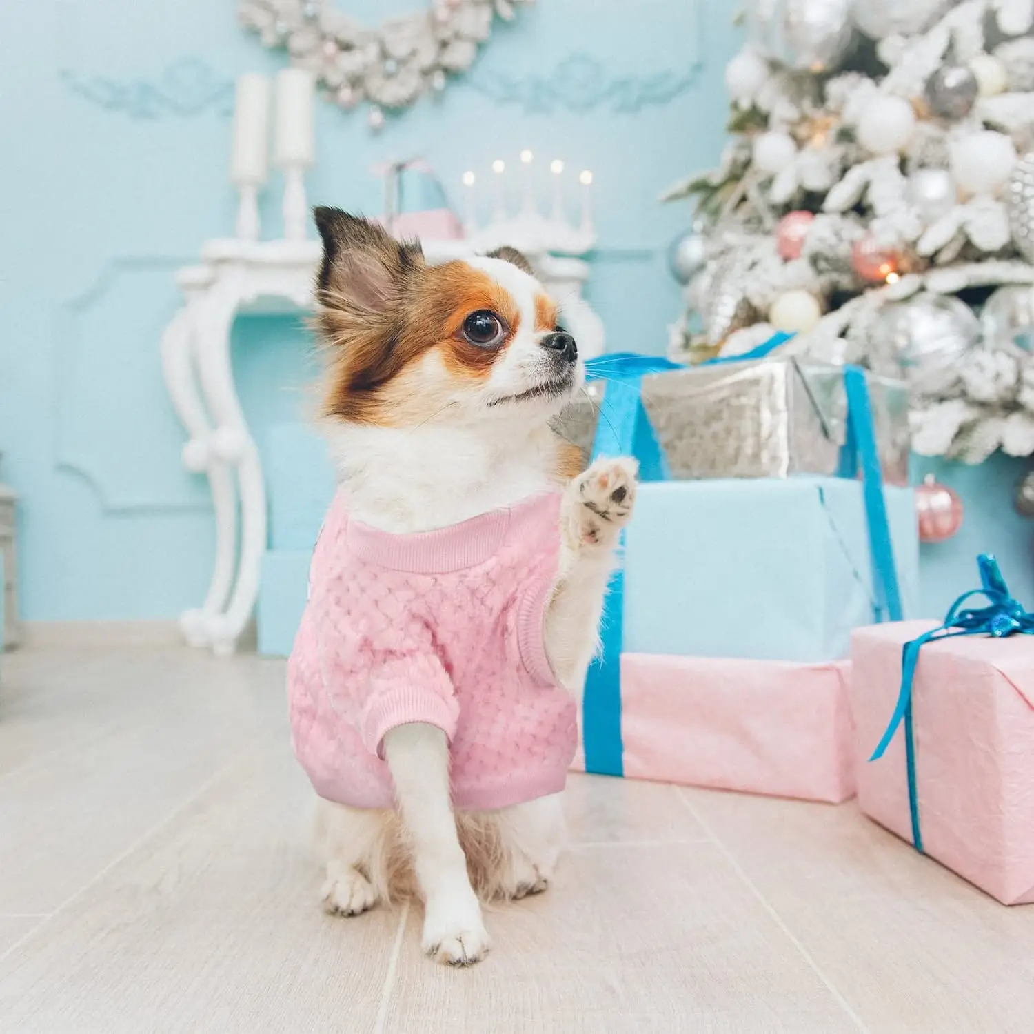 Camisa para perro, abrigo, chaqueta, ropa de invierno cálida y suave de franela para mascotas para perros, suéteres para perros pequeños y medianos o gatos - imagen 2