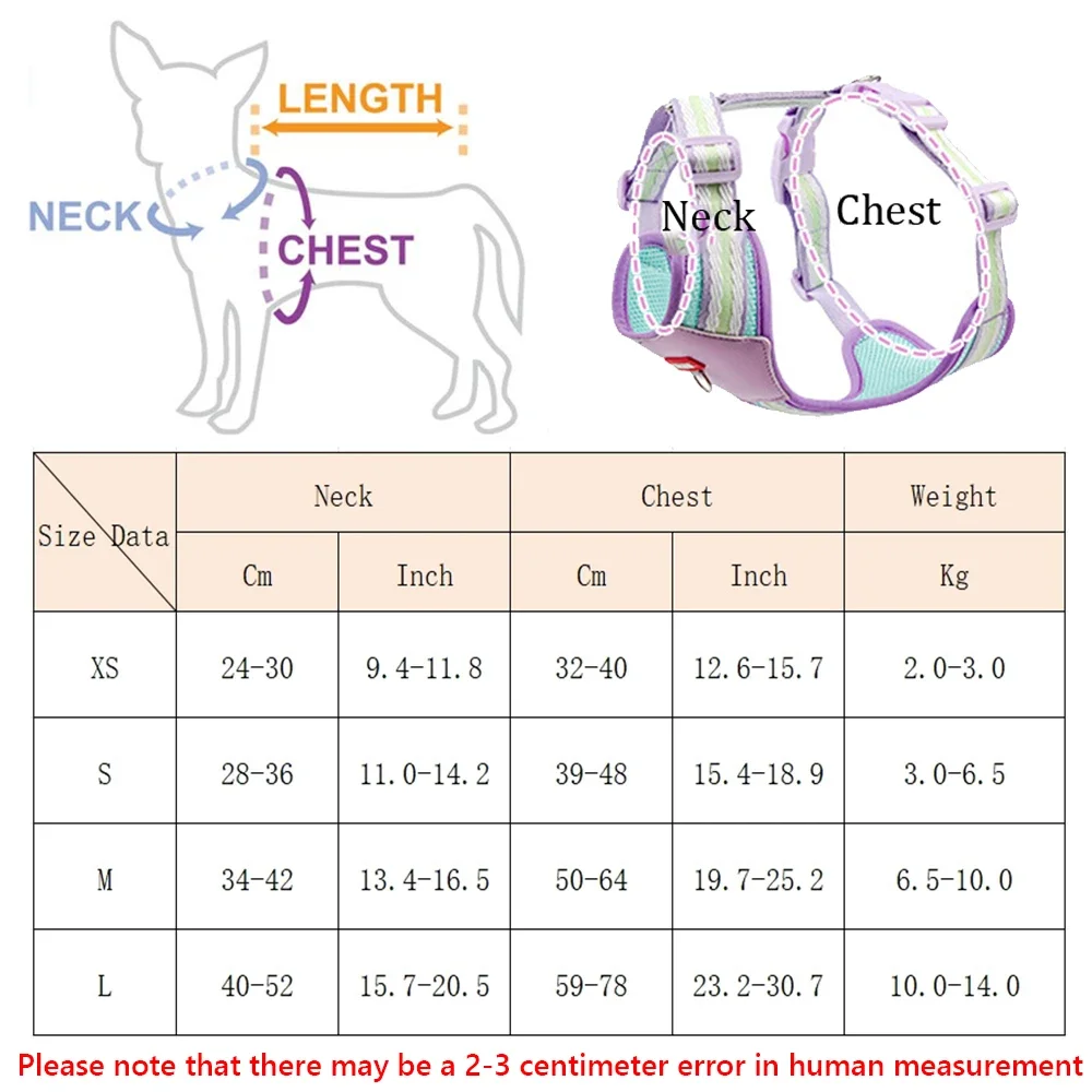 Los más nuevos arneses para caminar para perros y cachorros, arnés para mascotas sin tirones para perros pequeños y medianos, caniche de Pomerania, Pug, mascotas, suministros de accesorios - imagen 2
