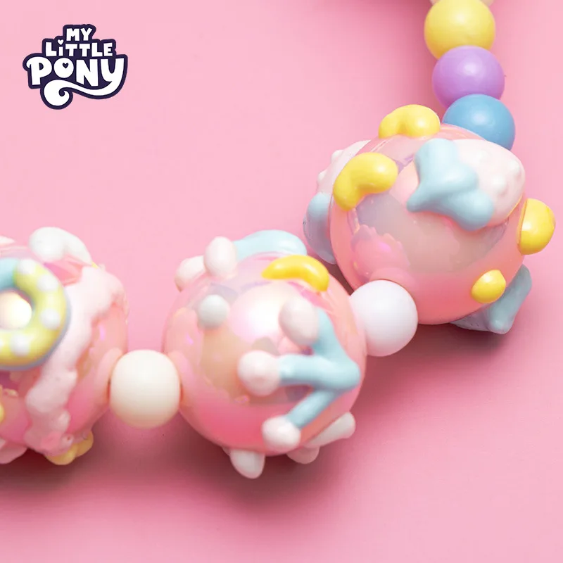 LLavero Kawaii My Little Pony, mochila acrílica, colgante, decoración, periférico de animé, Fluttershy Pinkie Pie, llavero de coche, juguete de regalo - imagen 3