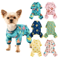 Pijama enterizo otoño dinosaurio para perros cachorros