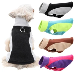 Abrigo calido para perros y gatos - Otono-Invierno con anillo en D