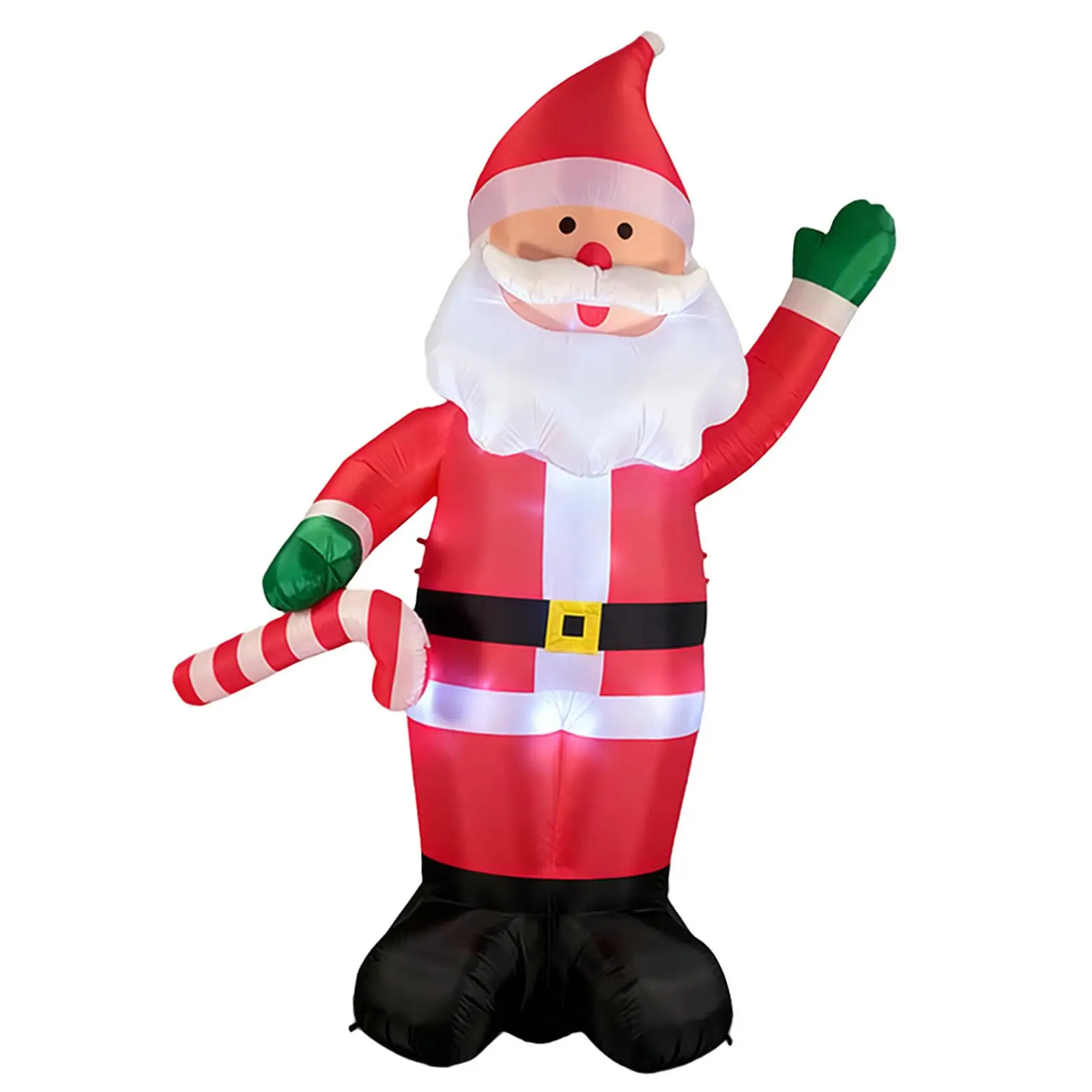 Lighted Santa Claus Christmas Inflatable 12 ft with LED Lights Xmas Decor Blow up Yard Decoration Ornament for Holiday Patio