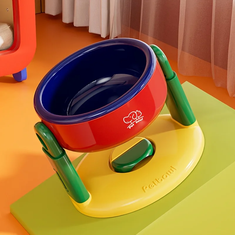 Cuenco elevado para perros, alimentador ajustable antideslizante de gran capacidad para cachorros, Protector de cuello, cuenco para gatos, accesorios para perros - imagen 4