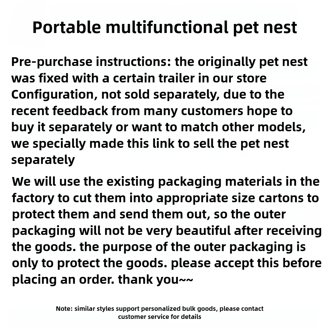Bolsa plegable portátil para gatos, perrera para salir de mascotas, bolso transpirable de gran capacidad, se puede combinar con remolque, bolsa de viaje para mascotas - imagen 4