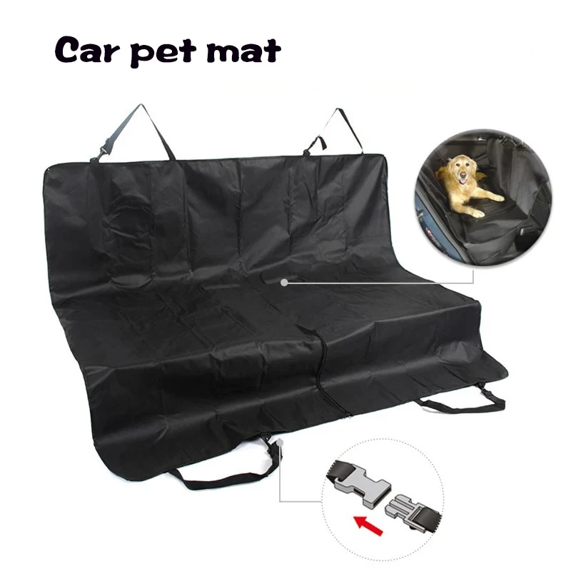 Funda para asiento de coche para perros, impermeable, portador de mascotas, cojín para asiento trasero, estera para perros, hamaca plegable para gatos, maletero, asiento trasero