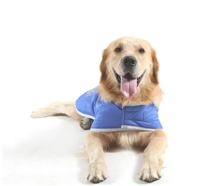 S -2XLdog chaqueta de invierno fácil de usar/apagado chaqueta para perros grandes para invierno cuatro colores perro grande ropa de invierno chaleco mascota grande - imagen 3
