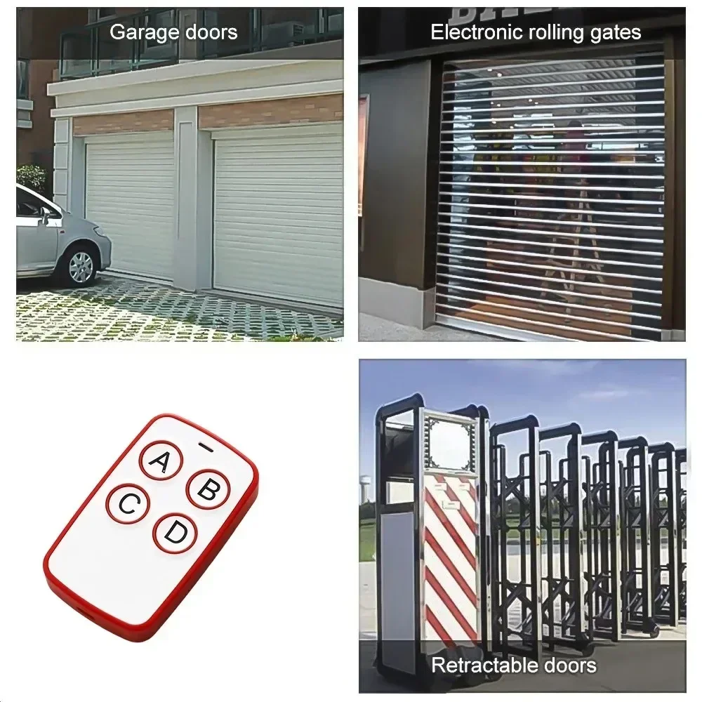 Mando a distancia para puerta de garaje 433Mhz – Control inalámbrico - imagen 3