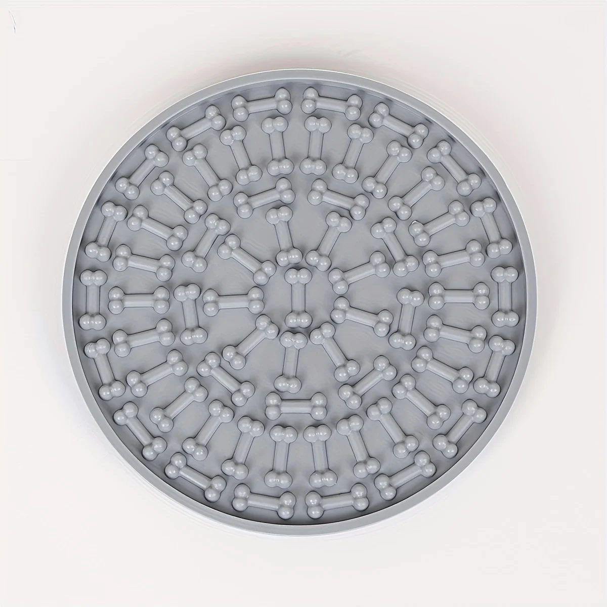 Estera para lamer de silicona para mascotas con ventosa, cuenco alimentador lento para perros y gatos, estera antiansiedad para lamer para mascotas - imagen 5